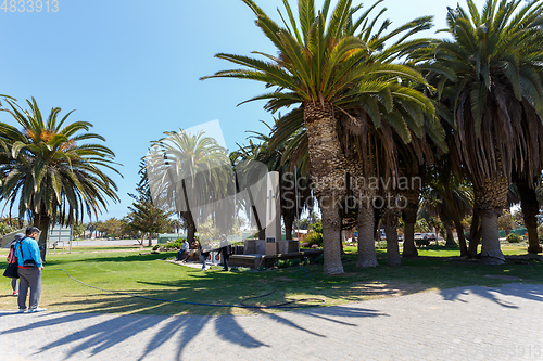 Image of central park in Swakopmund, Namibia