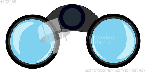 Image of Clean binoculars vector or color illustration
