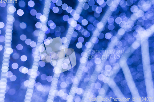 Image of Blur blue and purple light