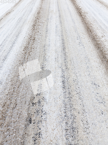 Image of Road under the snow