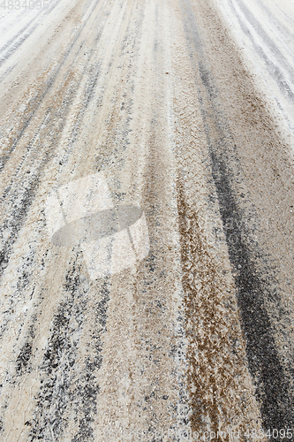 Image of Snow drifts in winter