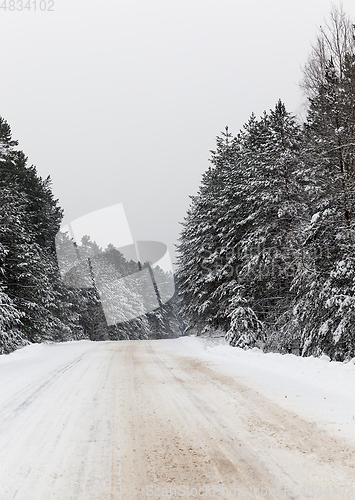 Image of Road under the snow