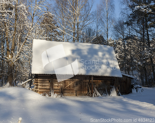 Image of old wooden shed