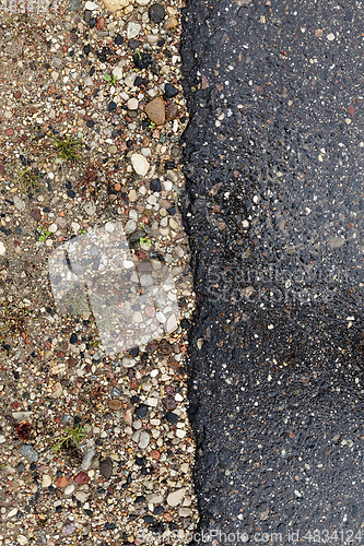 Image of Wet asphalt road