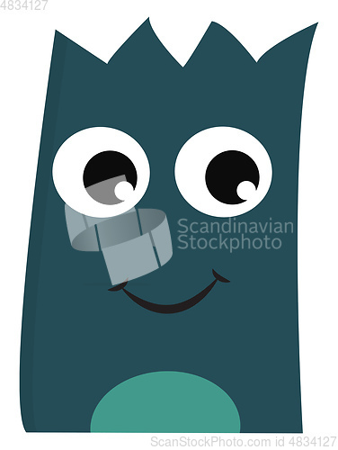 Image of Smiling monster vector or color illustration