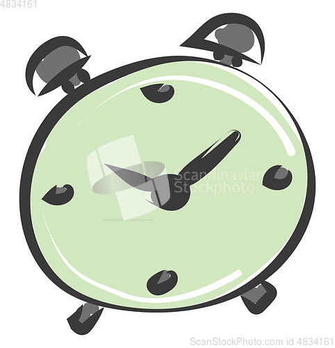 Image of Alarm clock vector or color illustration