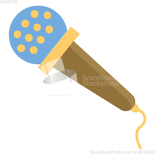 Image of Microphone illustration vector on white background 