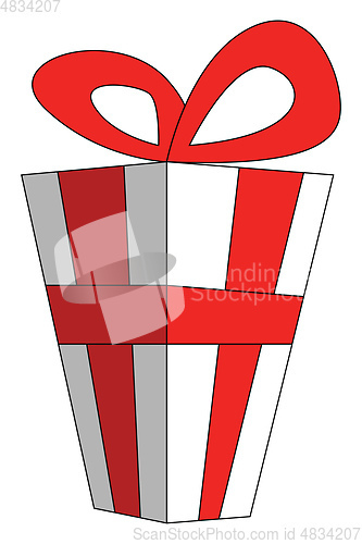 Image of Present illustration vector on white background 