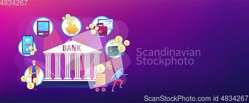 Image of Banking operations concept banner header