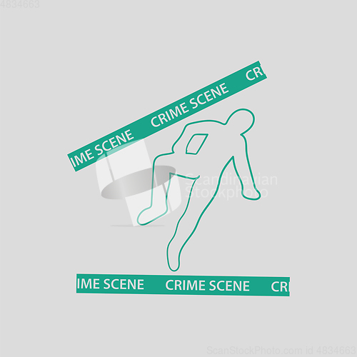 Image of Crime scene icon