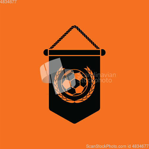 Image of Football pennant icon