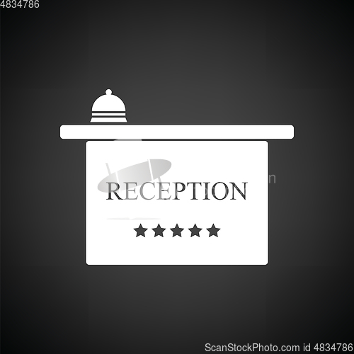 Image of Hotel reception desk icon