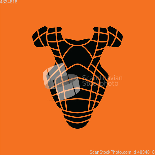 Image of Baseball chest protector icon