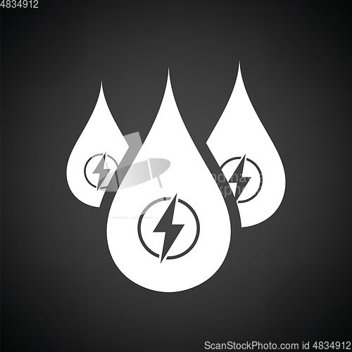 Image of Hydro energy drops  icon