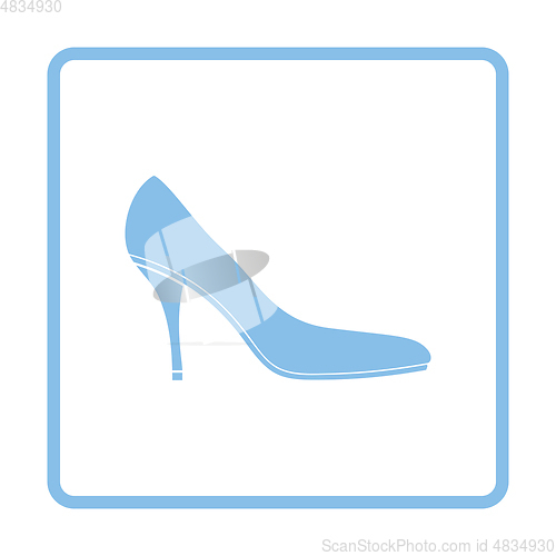 Image of Middle heel shoe icon