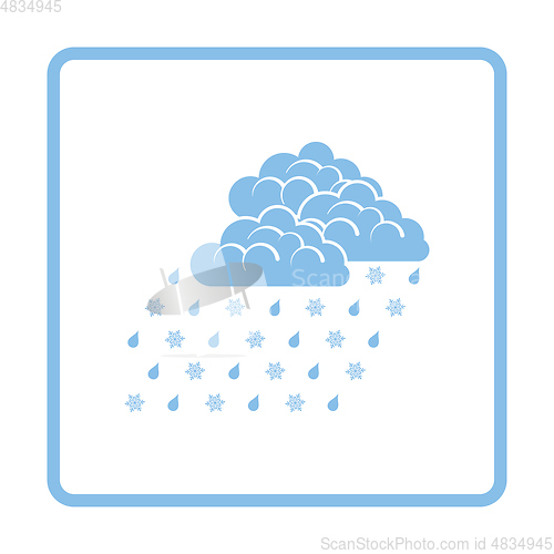 Image of Rain with snow icon