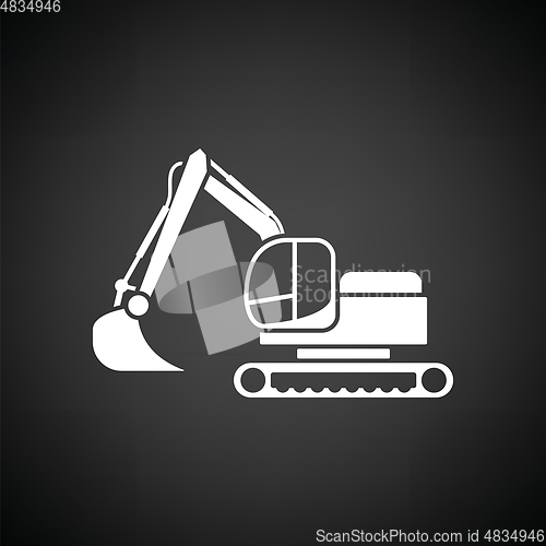 Image of Icon of construction excavator