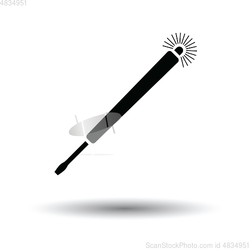 Image of Electricity test screwdriver icon