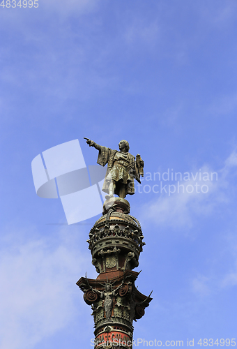 Image of Monument of Christopher Columbus in Barcelona