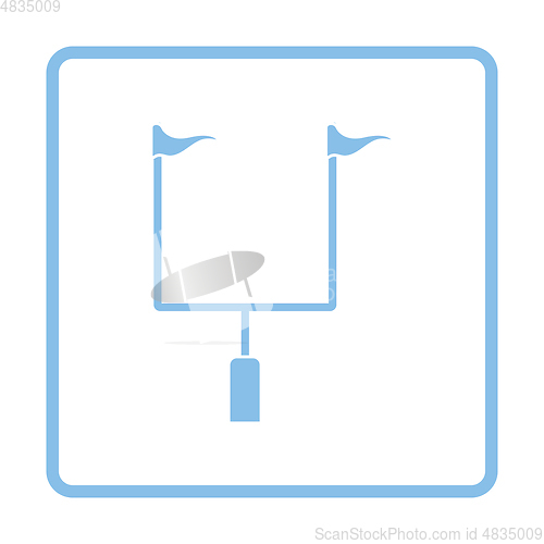 Image of American football goal post icon