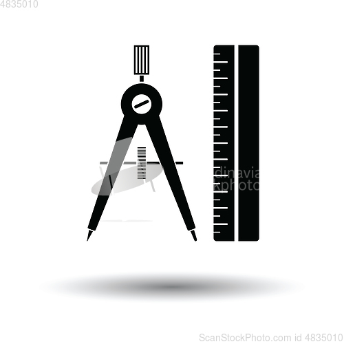 Image of Compasses and scale icon