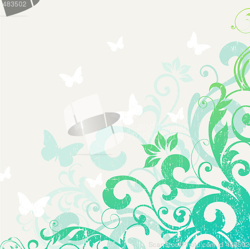 Image of floral background