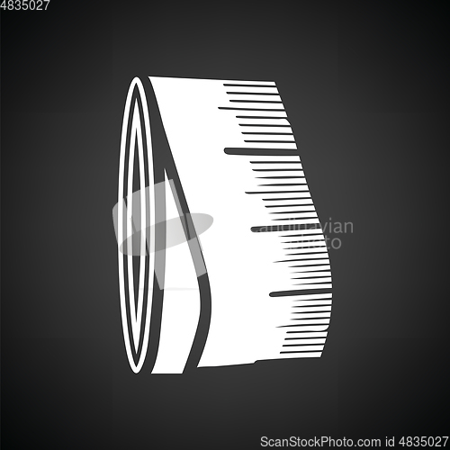 Image of Tailor measure tape icon