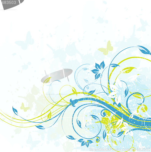 Image of floral background