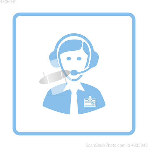 Image of Soccer commentator icon