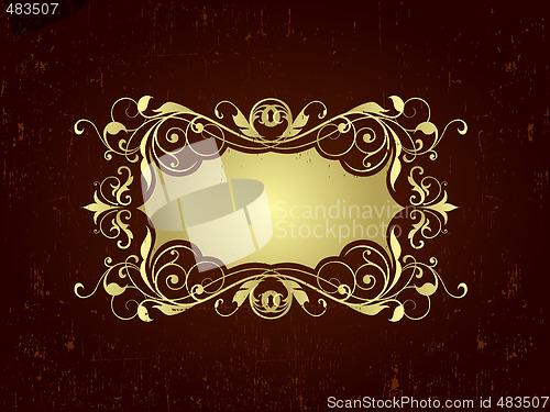 Image of floral frame