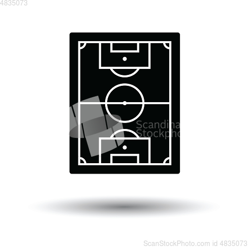 Image of Icon of aerial view soccer field