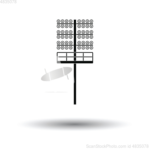 Image of Soccer light mast  icon