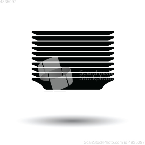 Image of Plate stack icon