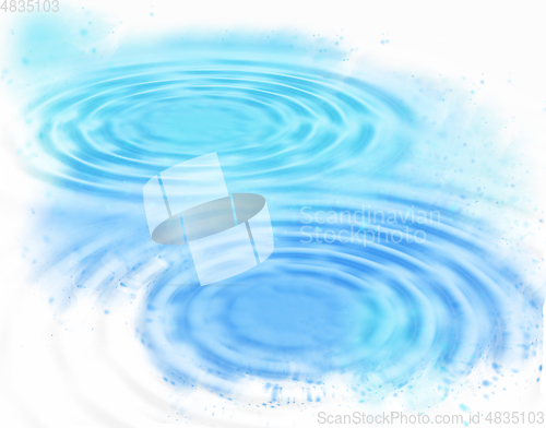 Image of Abstract blue water ripples background