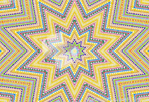 Image of Abstract colorful triangles pattern