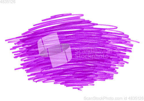 Image of Abstract bright lilac touches texture on white