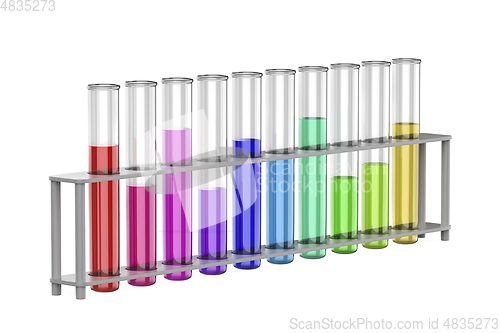 Image of Test tubes in a rack