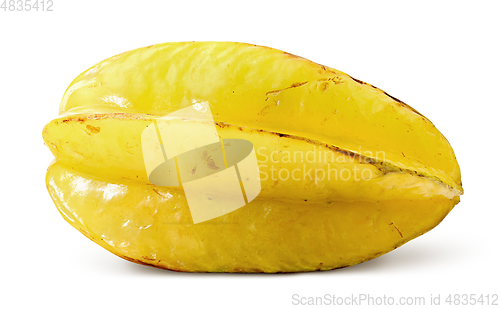 Image of Ripe yellow carom isolated on a white