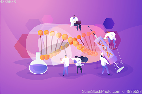 Image of Gene therapy concept vector illustration