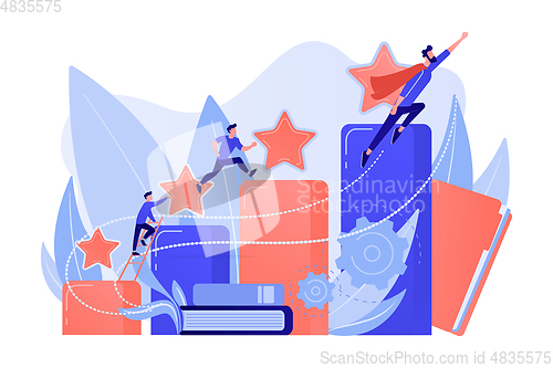 Image of Career development concept vector illustration.