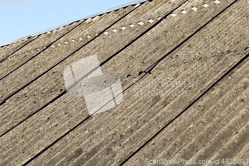 Image of slate roof, close-up