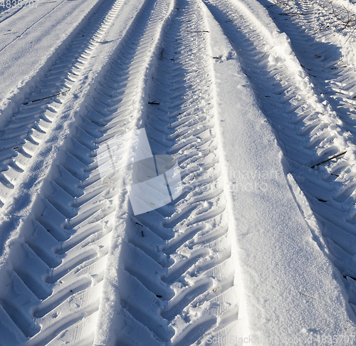 Image of Traces of a truck