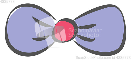 Image of A blue butterfly vector or color illustration