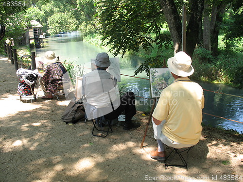 Image of Painters at work