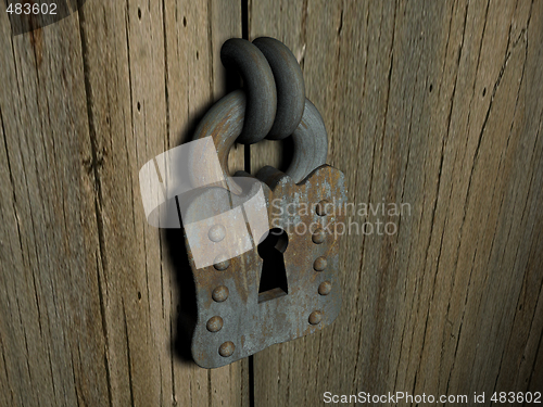 Image of Lock 3d