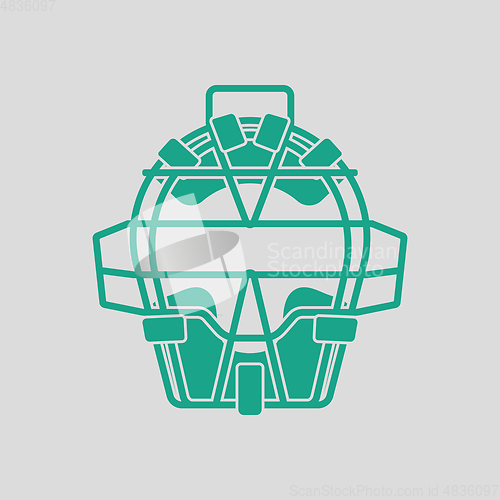 Image of Baseball face protector icon