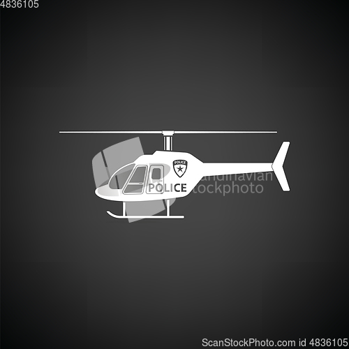 Image of Police helicopter icon