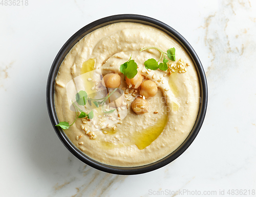 Image of bowl of hummus