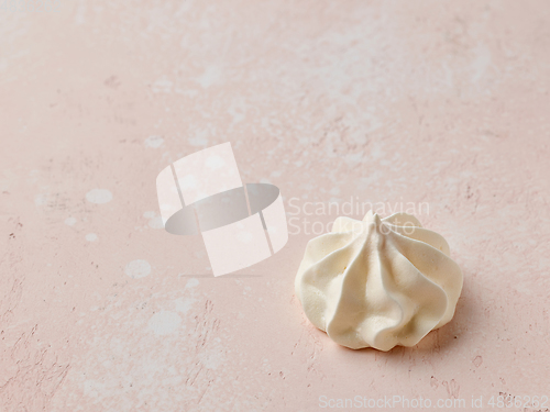 Image of baked meringue cookie