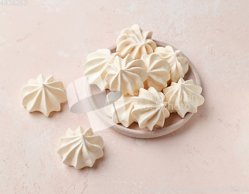 Image of plate of meringue cookies